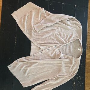 Garnet Hill low neck cardigan